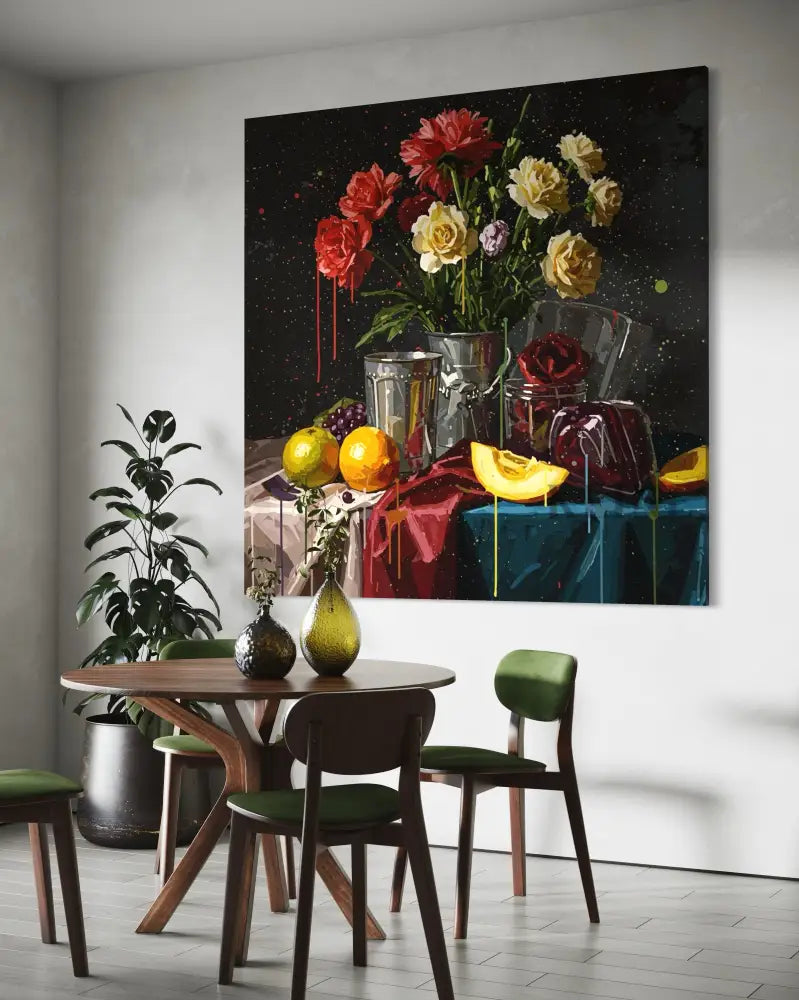 Melting Petals - Hand Painting