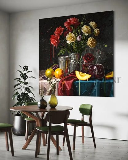 Melting Petals - Hand Painting
