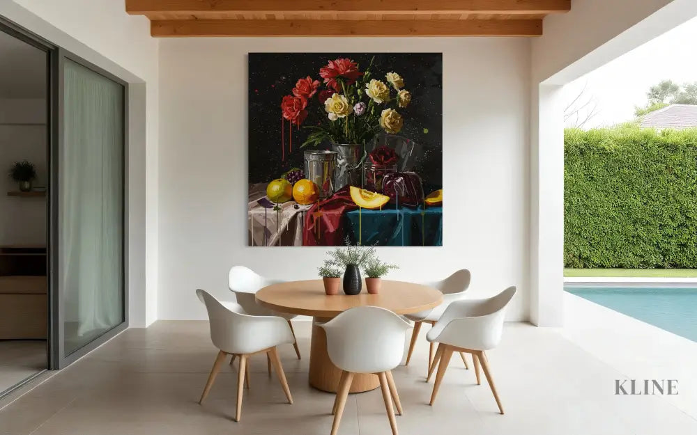 Melting Petals - Hand Painting