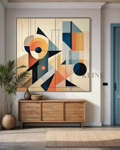 Mid Century Guineafowl - Hand Painting