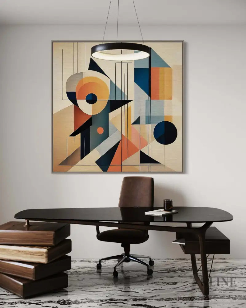 Mid Century Guineafowl - Hand Painting