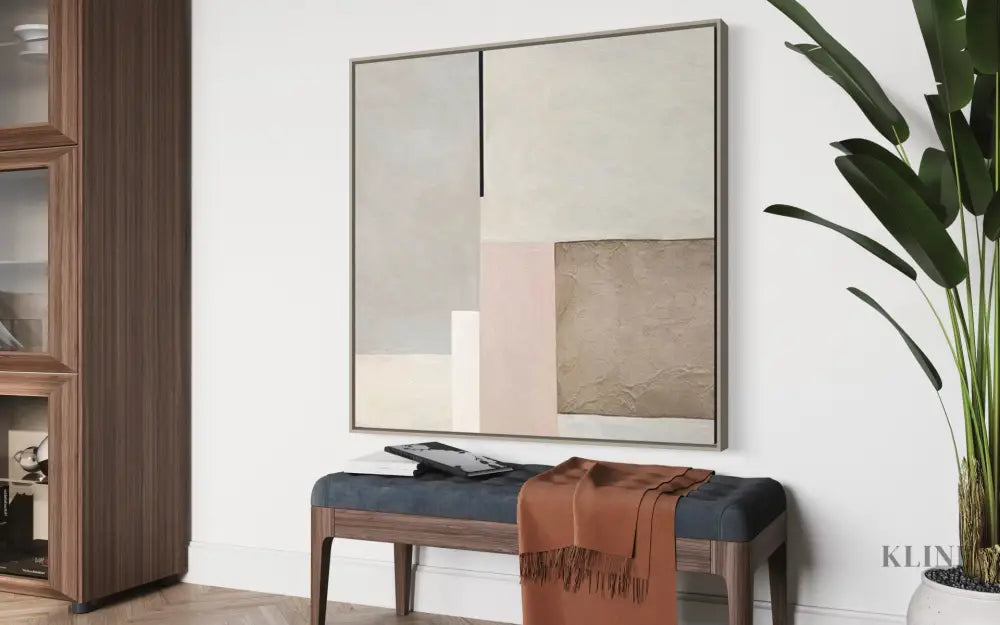 Mid-Century Modern 2 - Hand Painting Square Wall Art & Paintings