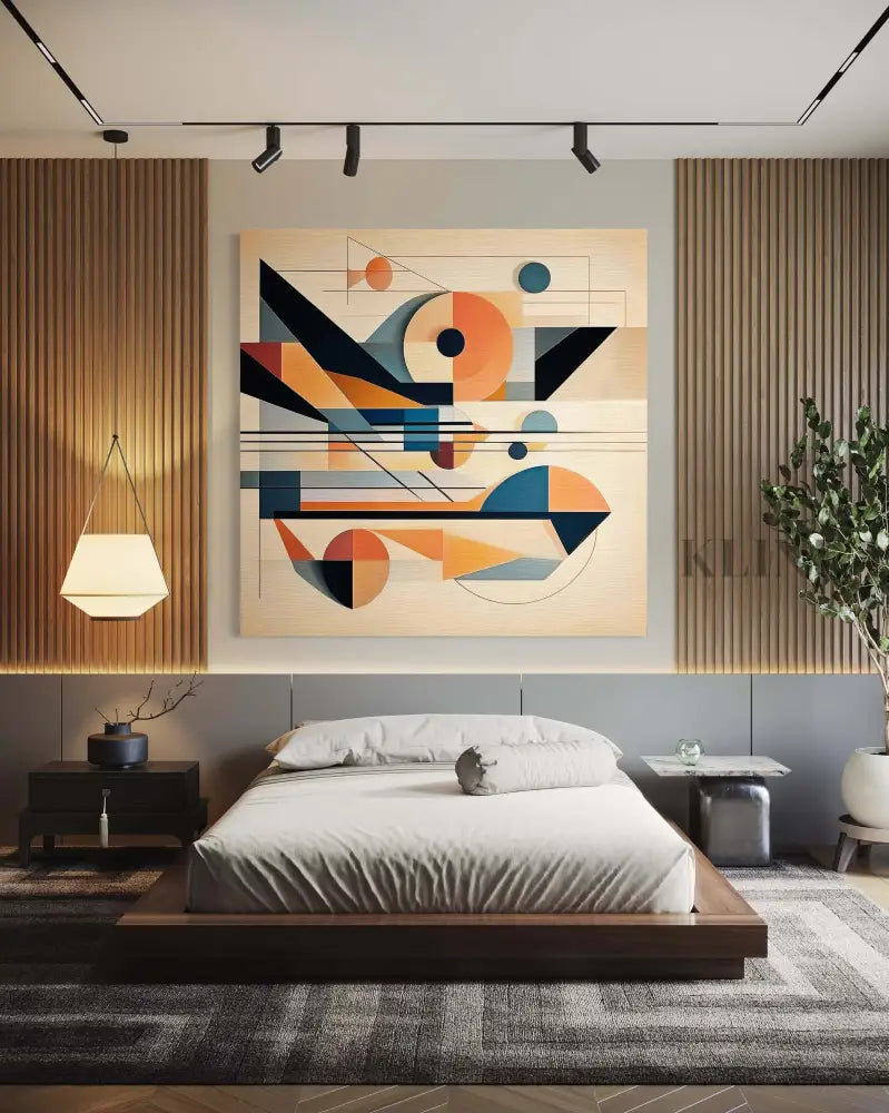 Mid Century Seagull - Hand Painting 