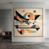 Mid Century Seagull - Hand Painting