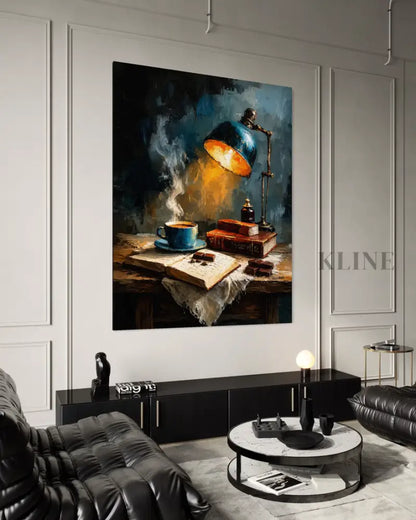 Midnight Desk Lamp - Hand Painting