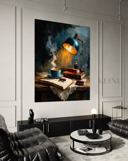 Midnight Desk Lamp - Hand Painting