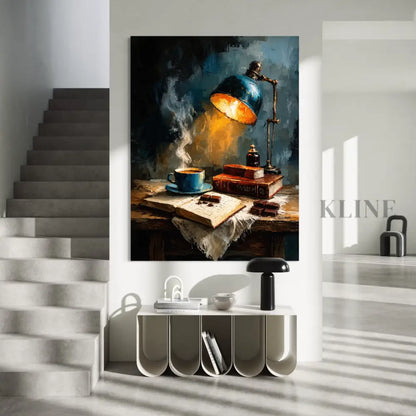 Midnight Desk Lamp - Hand Painting