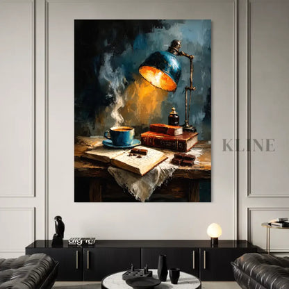 Midnight Desk Lamp - Hand Painting