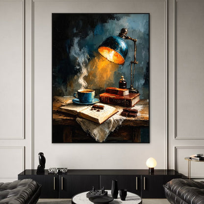 Midnight Desk Lamp - Hand Painting