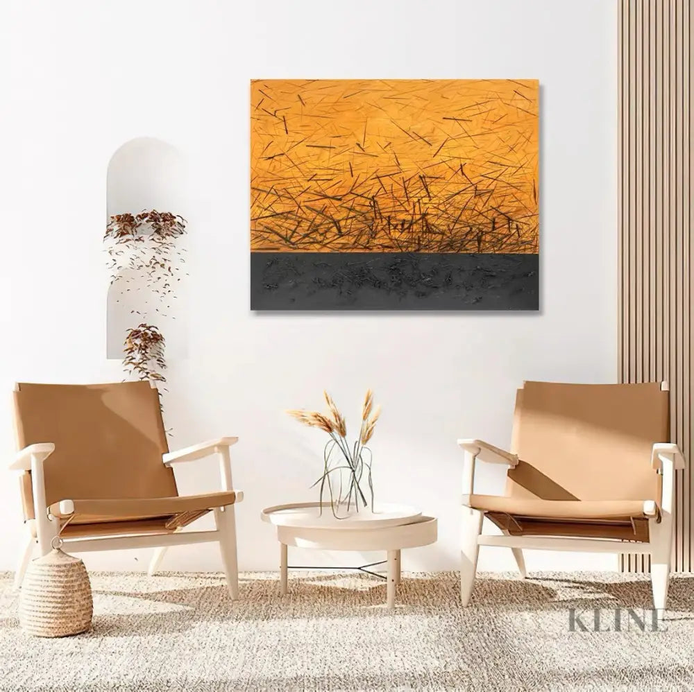 Midnight Sunburst - Hand Painting 