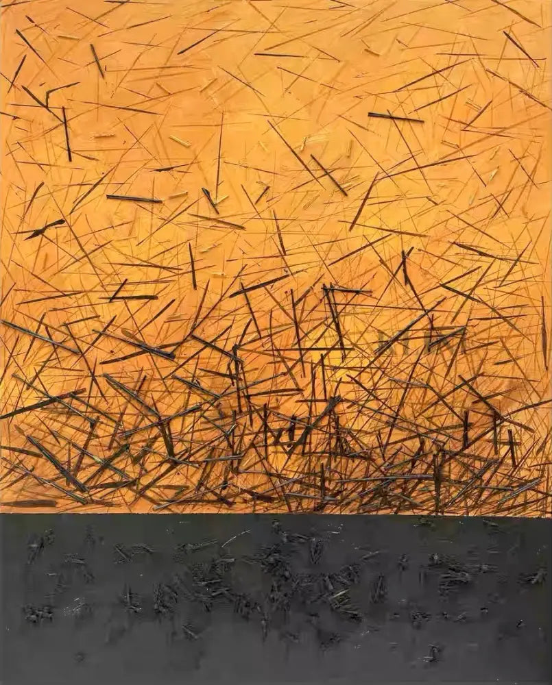 Midnight Sunburst - Hand Painting