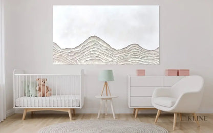 Minimal Mountain - Hand Painting