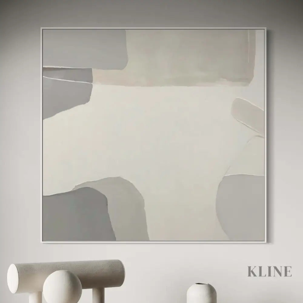 Minimal Tones - Hand Painting Square Wall Art & Paintings