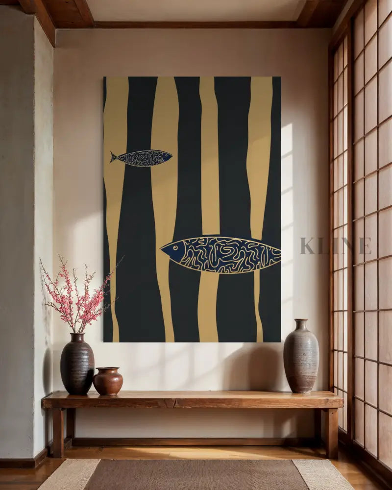 Minimalist Fish 1 - Hand Painting