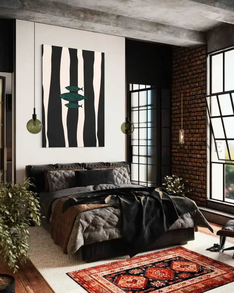 Minimalist Fish 2 - Hand Painting