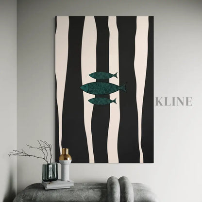 Minimalist Fish 2 - Hand Painting