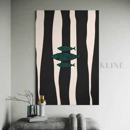 Minimalist Fish 2 - Hand Painting