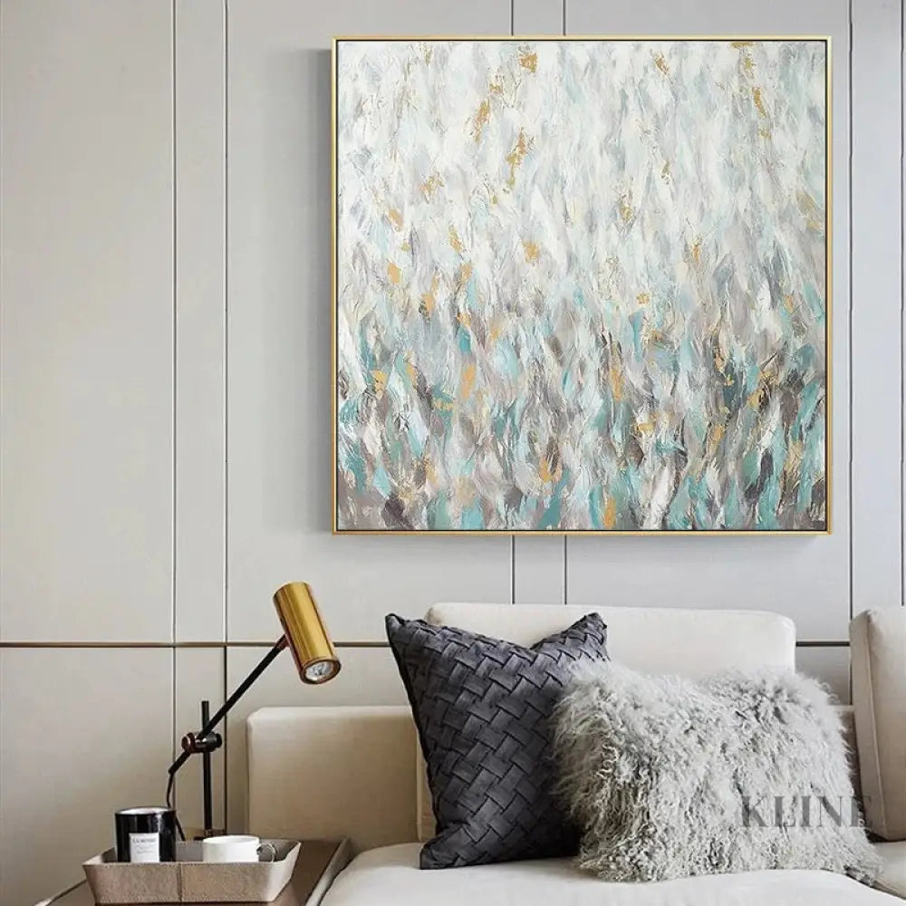 Mist Over Quiet Fields - Hand Painting
