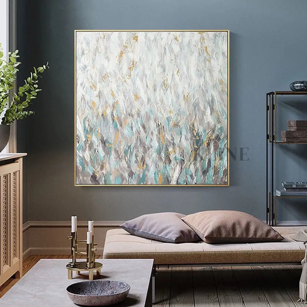 Mist Over Quiet Fields - Hand Painting