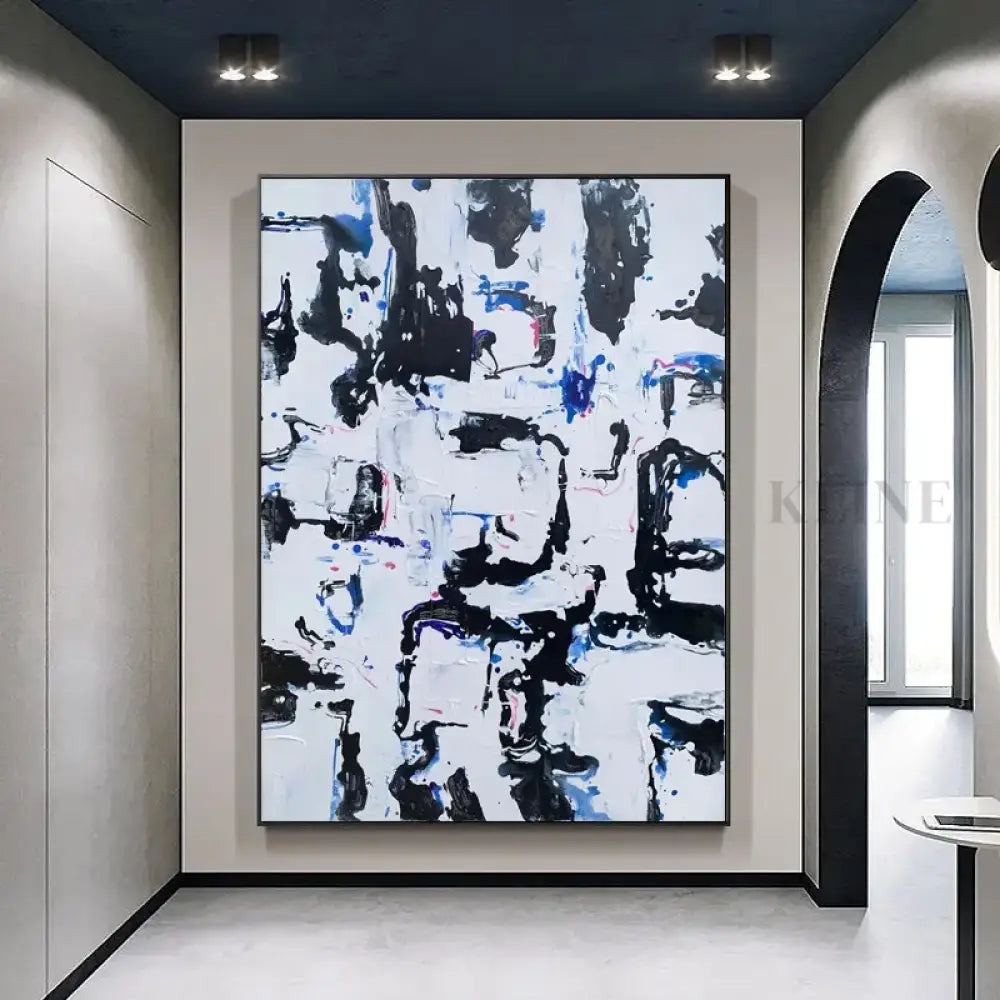 Mixed Blue Creations - Hand Painting Leinwand-Wandkunst