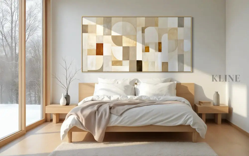 Modernist Serena - Hand Painting 