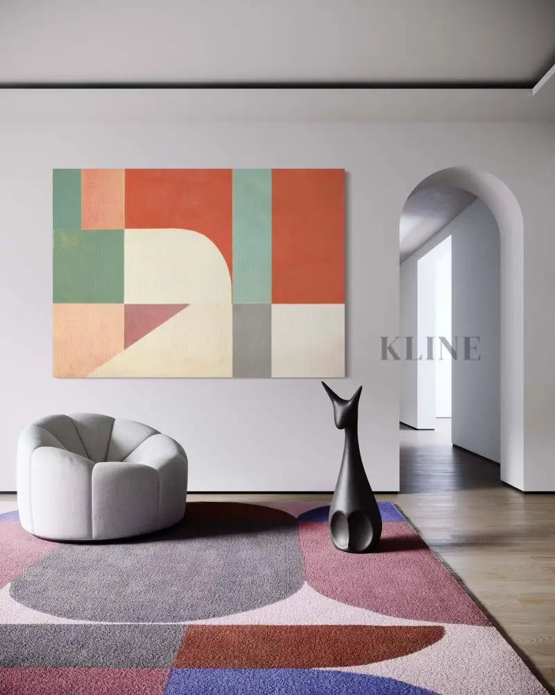 Molded Concrete 03 - Hand Painting Pinturas originales en venta