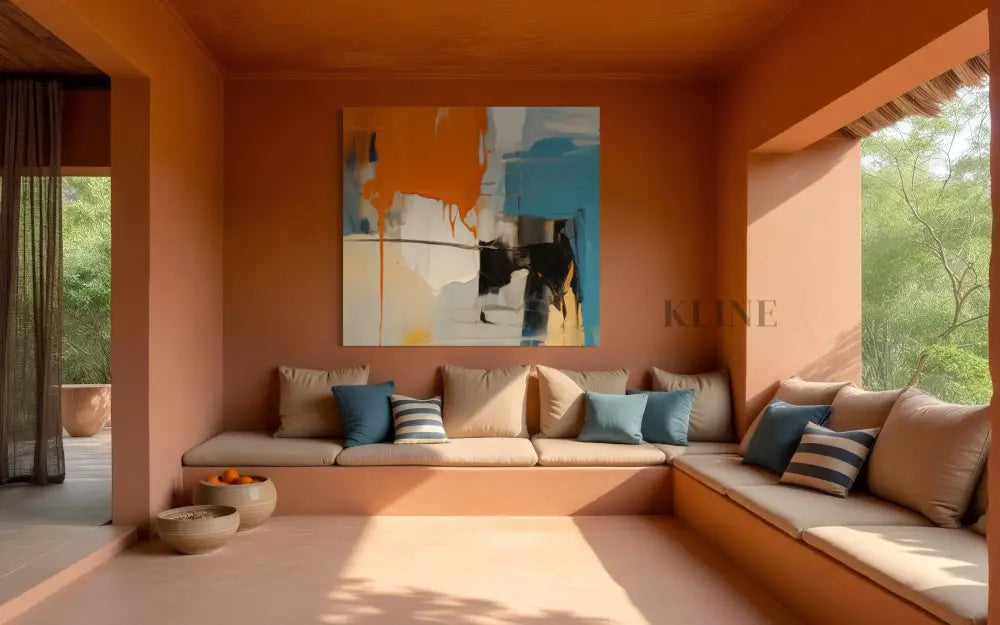 Hand-painted wall art &