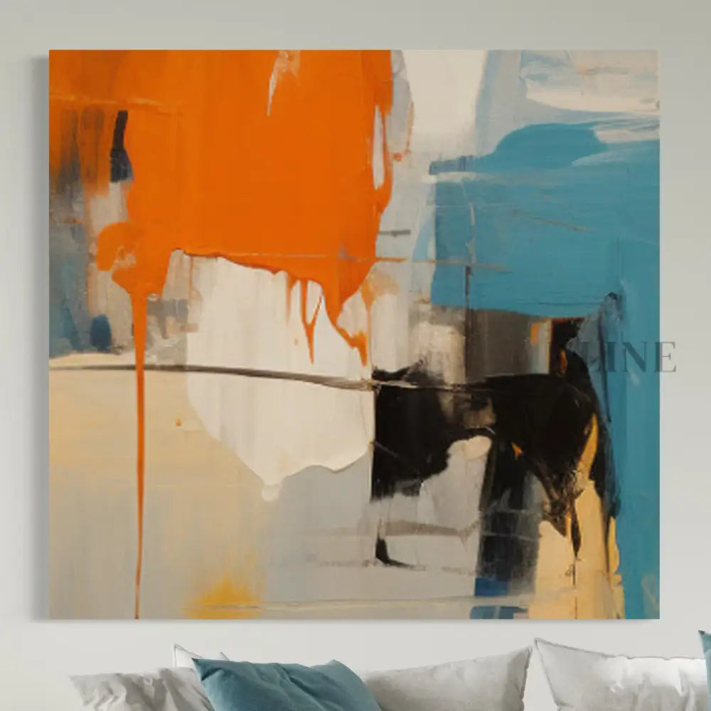 Hand-painted wall art &