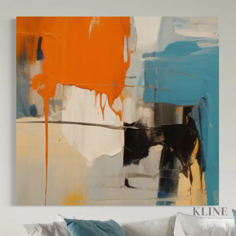 Hand-painted wall art & 