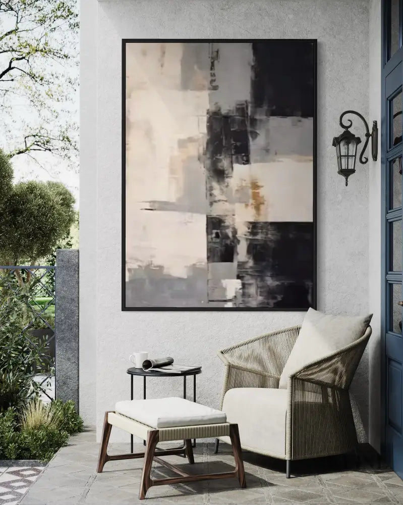 Monochrome Balance 2 - Hand Painting