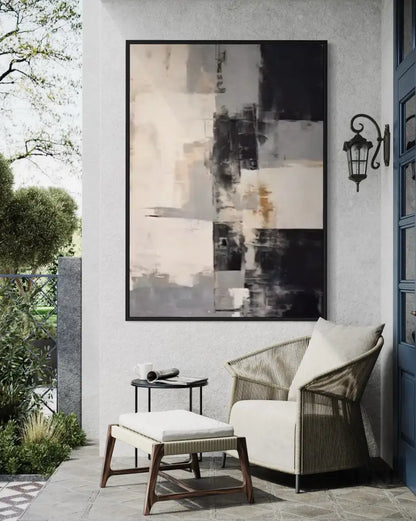 Monochrome Balance 2 - Hand Painting