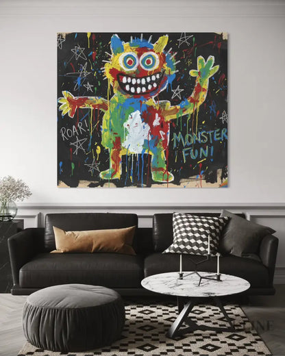 Monster Parade at Midnight - Hand Painting