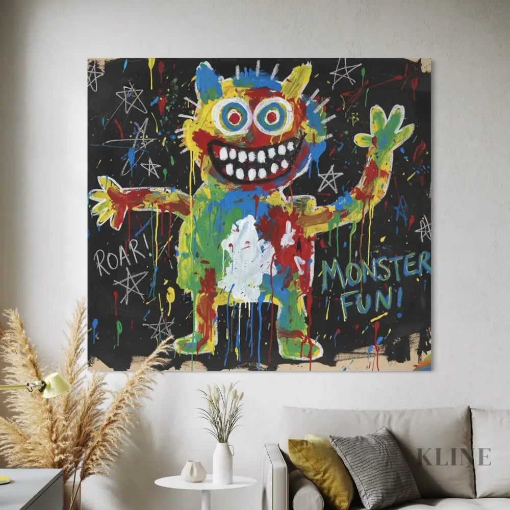 Monster Parade at Midnight - Hand Painting