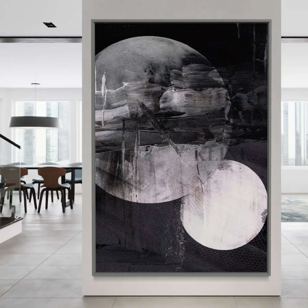 Moonlover II - Hand Painting Arte de la pared del salón