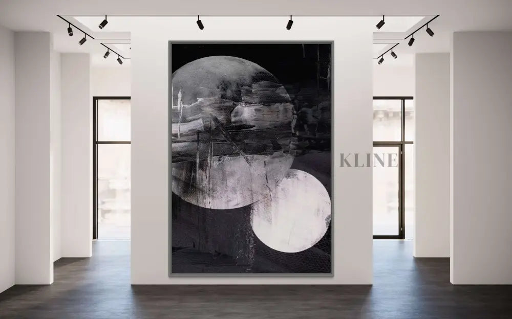 Moonlover II - Hand Painting Arte de la pared del salón