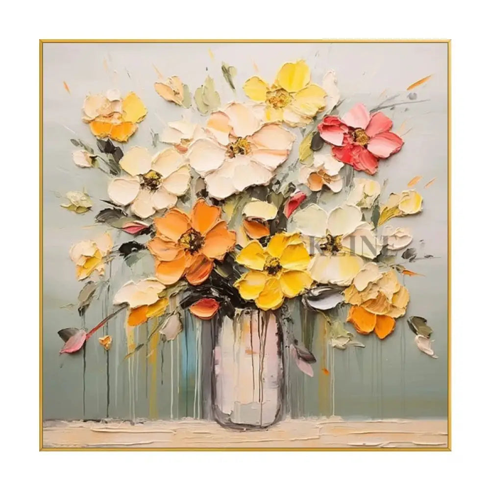 Morning Bouquet - Hand Painting Vente du vendredi noir