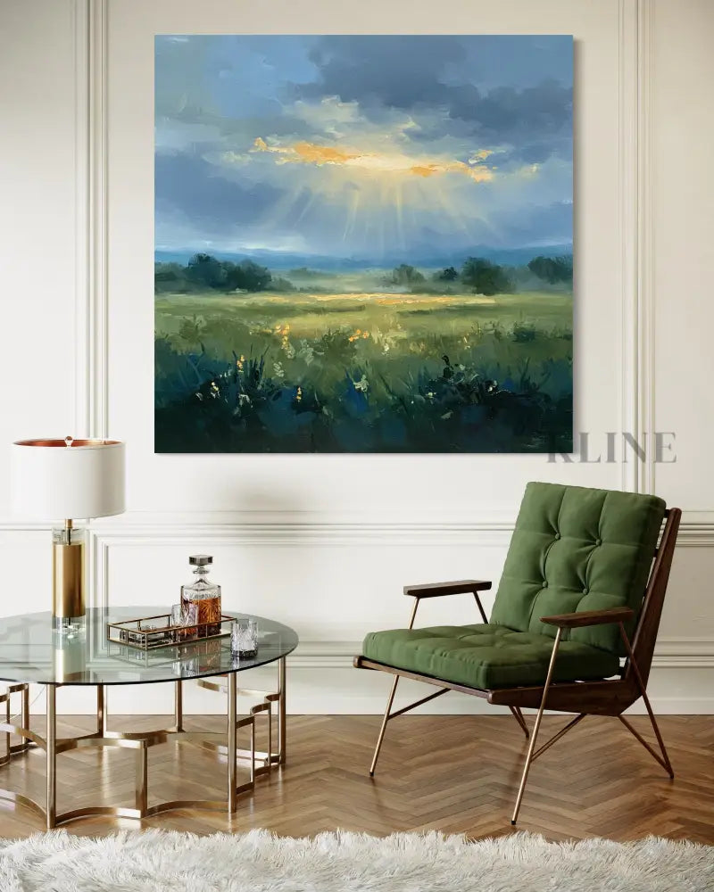 Morning’s Glimmer - Hand Painting 