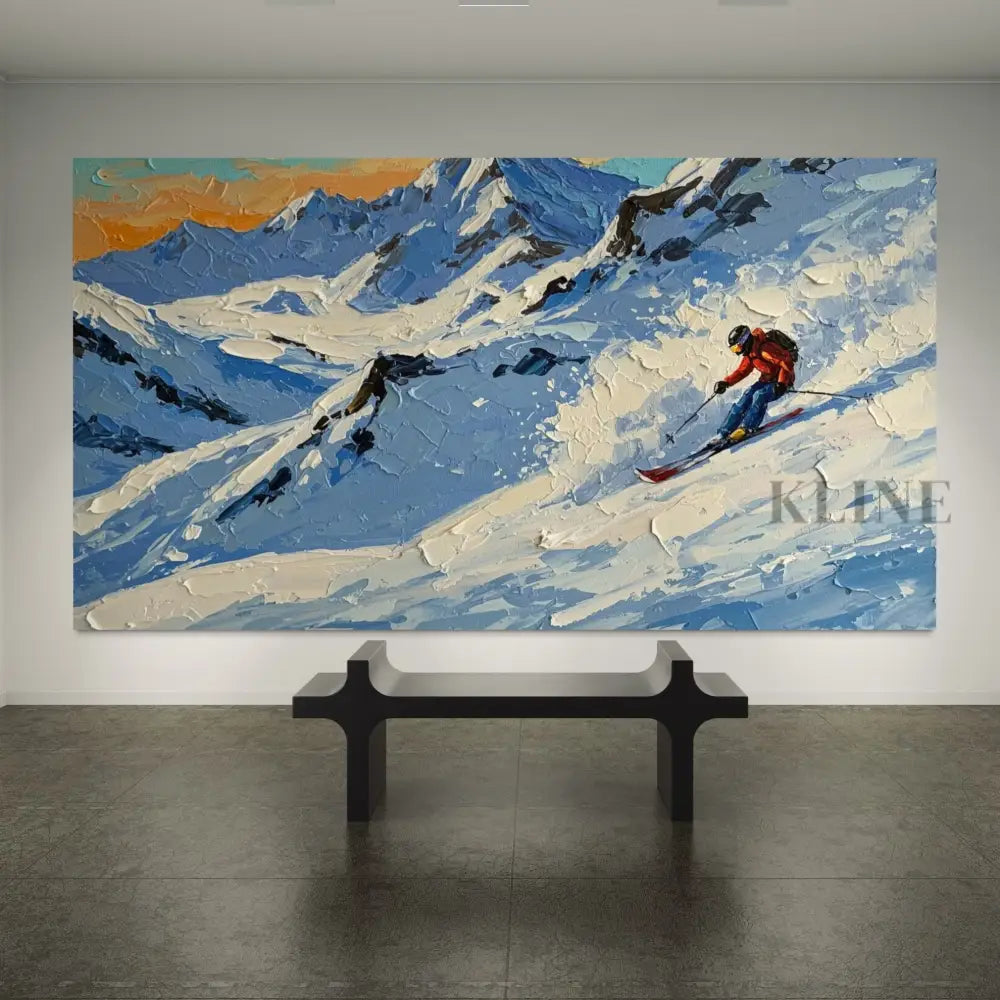 Mountain Momentum 1 - Hand Painting