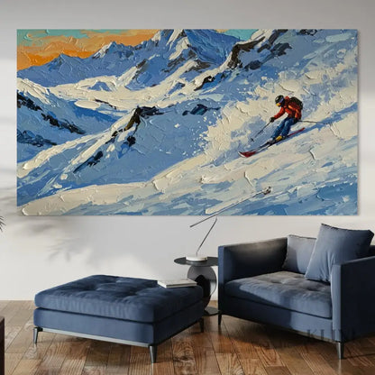 Mountain Momentum 1 - Hand Painting