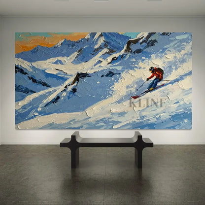 Mountain Momentum 1 - Hand Painting