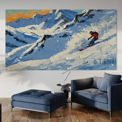 Mountain Momentum 1 - Hand Painting