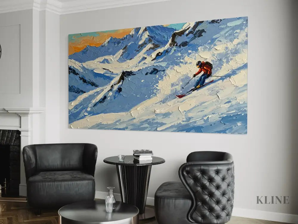 Mountain Momentum 1 - Hand Painting