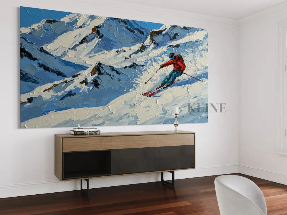 Mountain Momentum 2 - Hand Painting