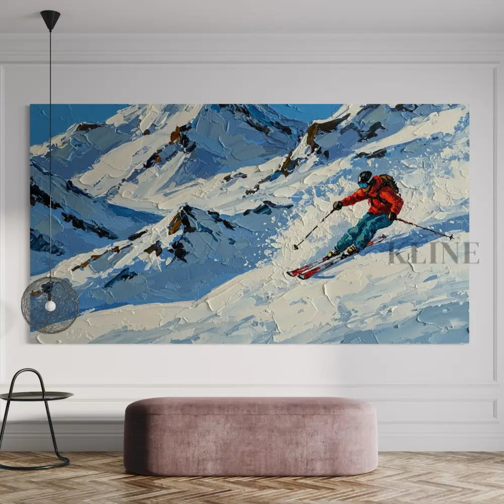 Mountain Momentum 2 - Hand Painting