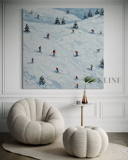 Mountain Playground - Hand Painting