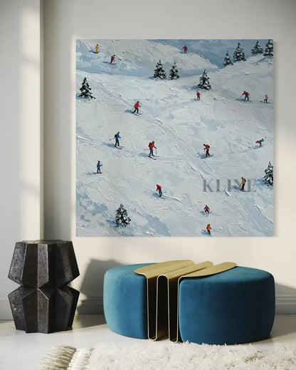 Mountain Playground - Hand Painting
