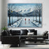 Mountain Reflections in Ice - Hand Painting