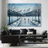 Mountain Reflections in Ice - Hand Painting