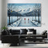 Mountain Reflections in Ice - Hand Painting