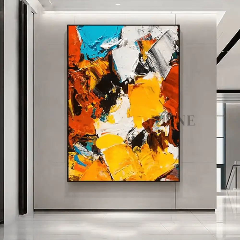 Multicolor Textured Fantasy Abstract - Hand Painting